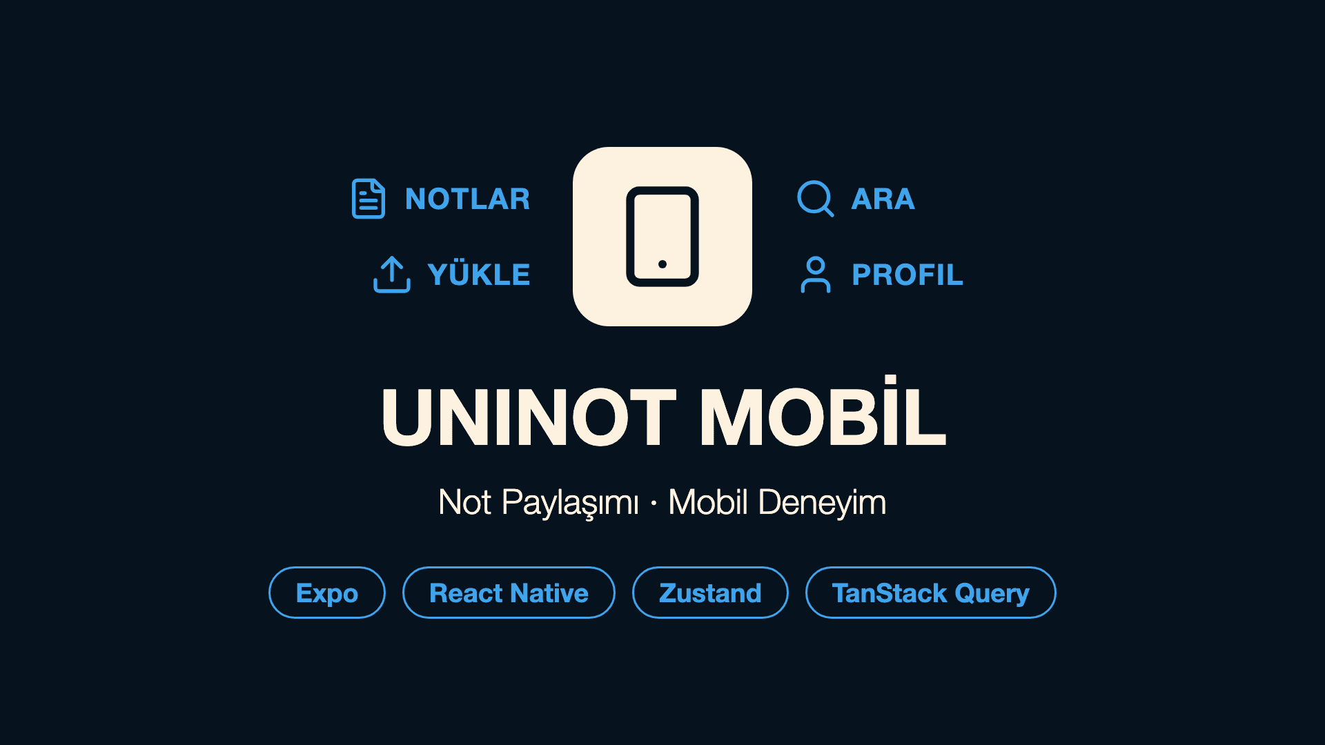 UniNot Mobil Uygulaması